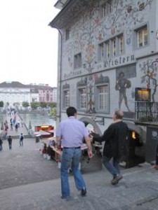 Walking through Lausanne, talking innovation